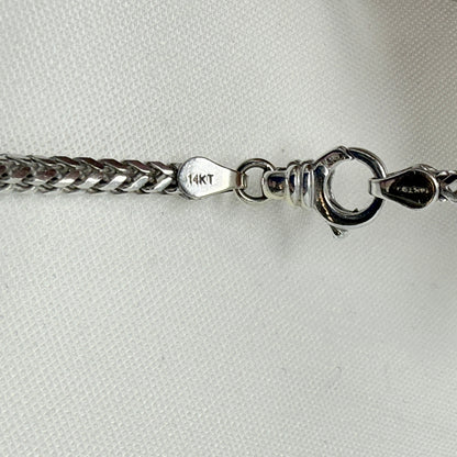 Estate Sterling Silver Snake Chain Necklace