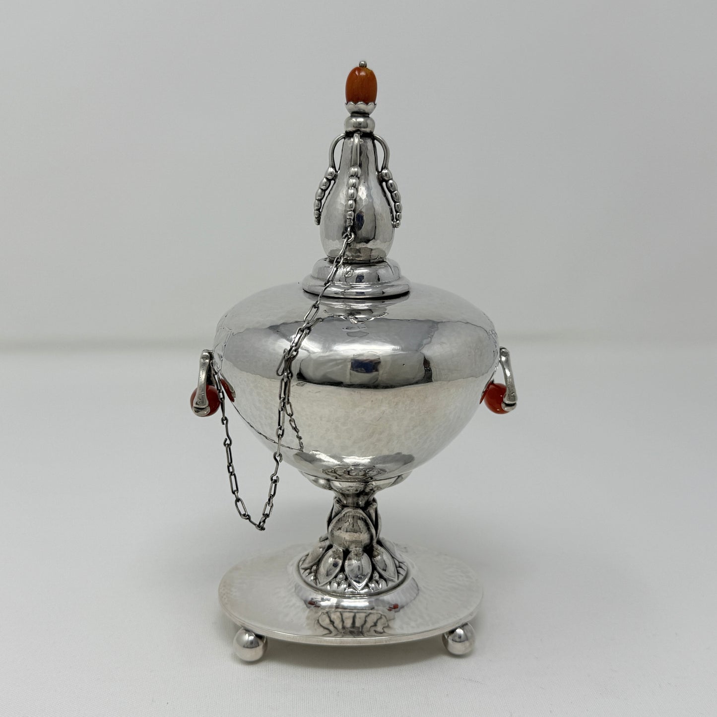 Estate Georg Jensen Cigar Lighter or Oil Lamp No. 73