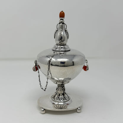 Estate Georg Jensen Cigar Lighter or Oil Lamp No. 73