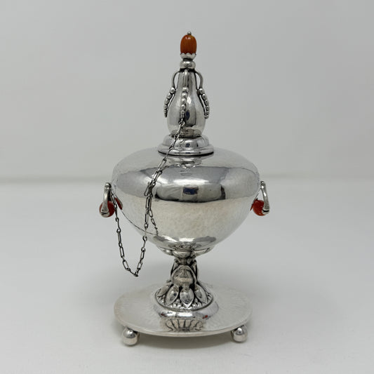 Estate Georg Jensen Cigar Lighter or Oil Lamp No. 73