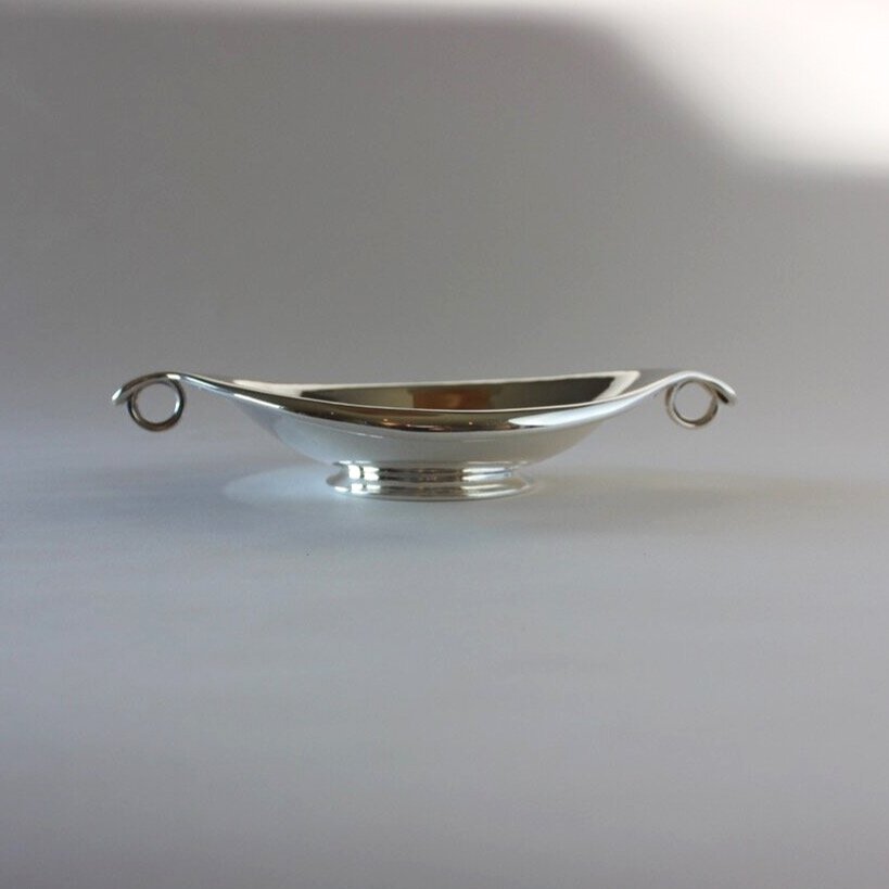 Georg Jensen Sterling Silver "Ring" Bowl, No.577 by Gustav Pedersen