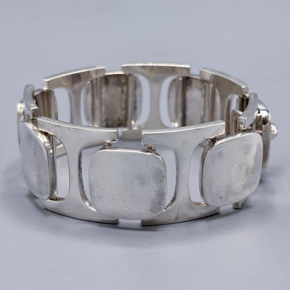 Estate Sterling Silver Modern Bracelet by Bent Knudsen