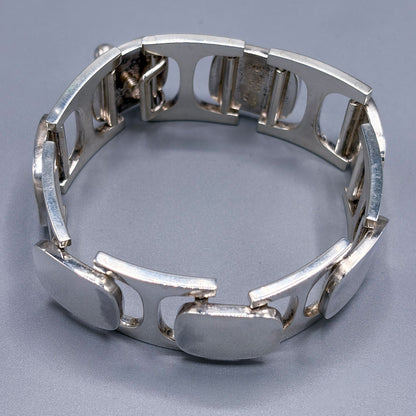 Estate Sterling Silver Modern Bracelet by Bent Knudsen