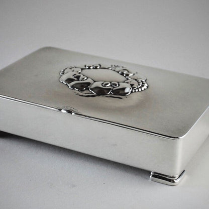 Georg Jensen Sterling Silver Keepsake Box, No. 507B by Gundorph Albertus