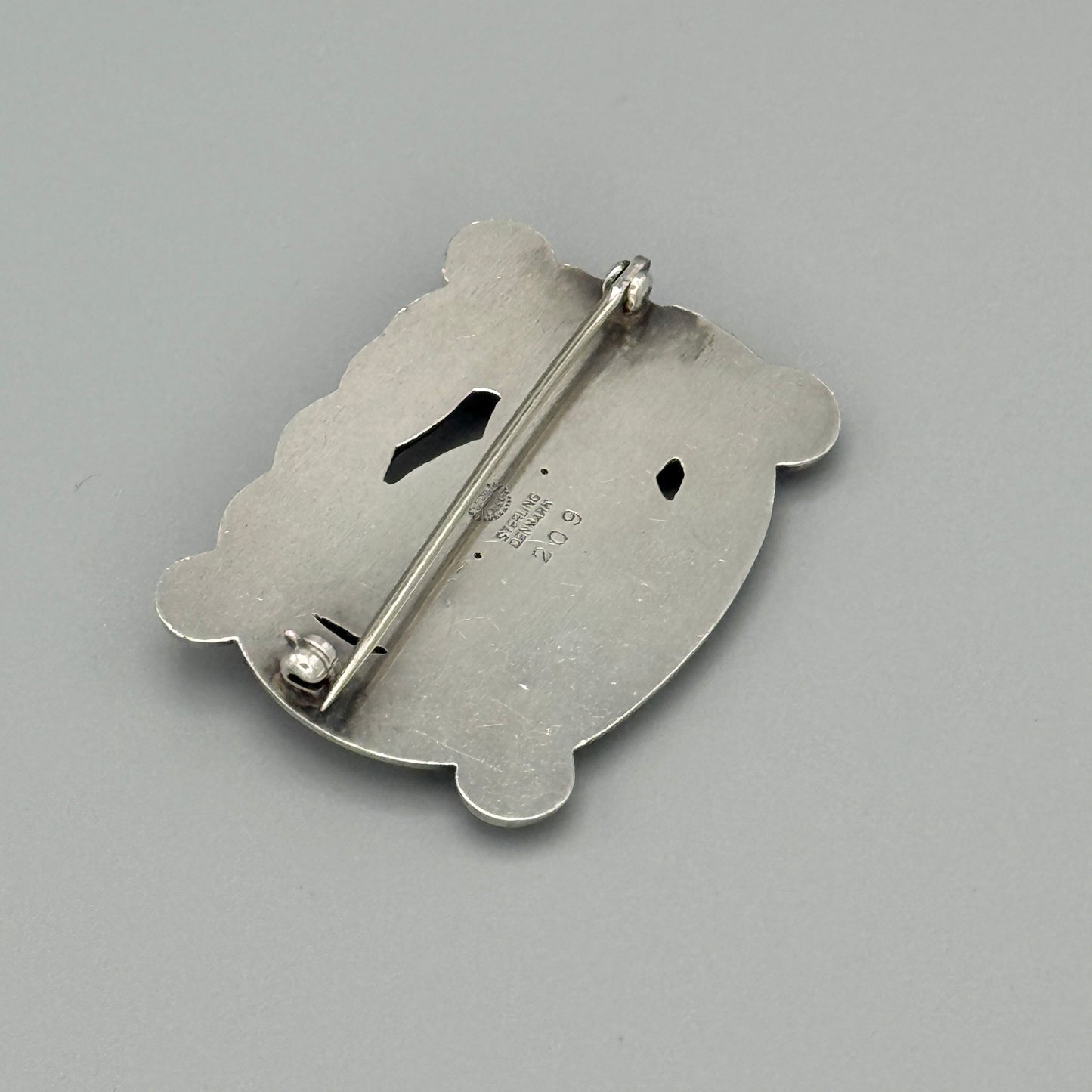 Estate Georg Jensen Sterling Silver Bird Brooch No. 209 by Kristian Mohl-Hansen