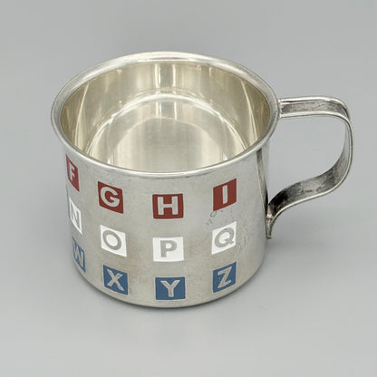 Estate Sterling Silver Child's Alphabet Cup