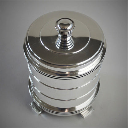 Georg Jensen Sterling Silver Very Rare Tobacco Jar, No.796 by Jorgen Jensen