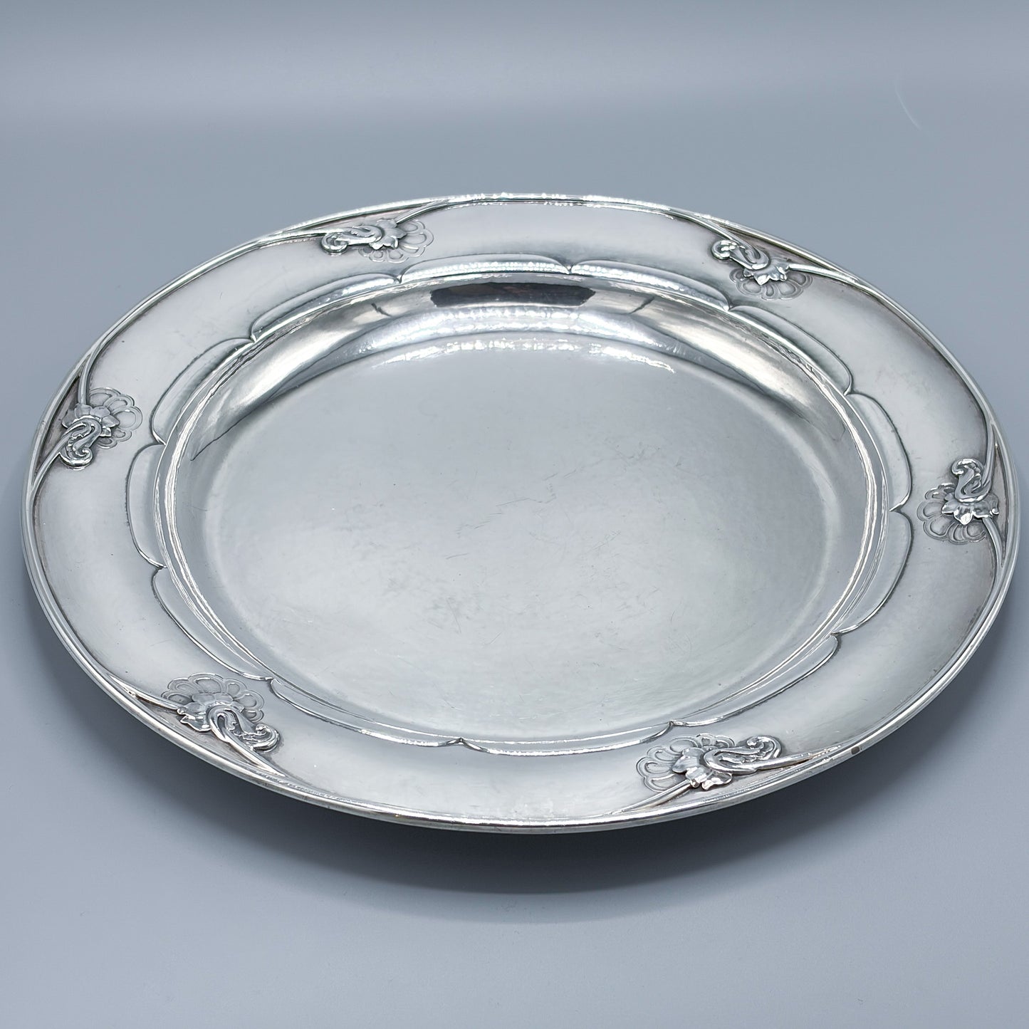 Estate Georg Jensen Large Sterling Silver Serving Platter no 232L