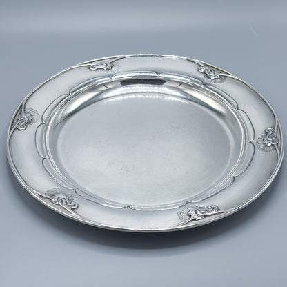 Estate Georg Jensen Large Sterling Silver Serving Platter no 232L