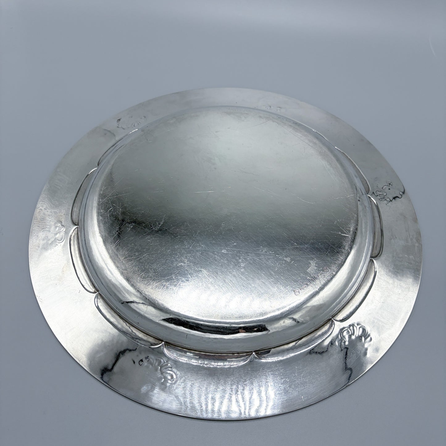 Estate Georg Jensen Large Sterling Silver Serving Platter no 232L