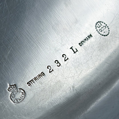 Estate Georg Jensen Large Sterling Silver Serving Platter no 232L