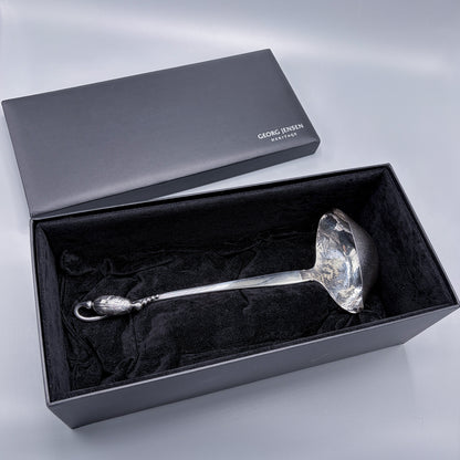 Estate Georg Jensen Sterling Silver Blossom Punch Ladle with Double Spout in Original Box No 84