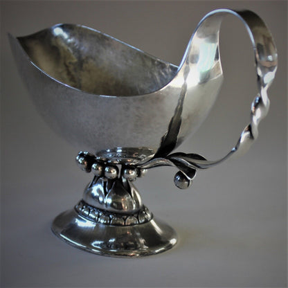 Georg Jensen Sterling Sauce Boat with English Import Marks from 1910