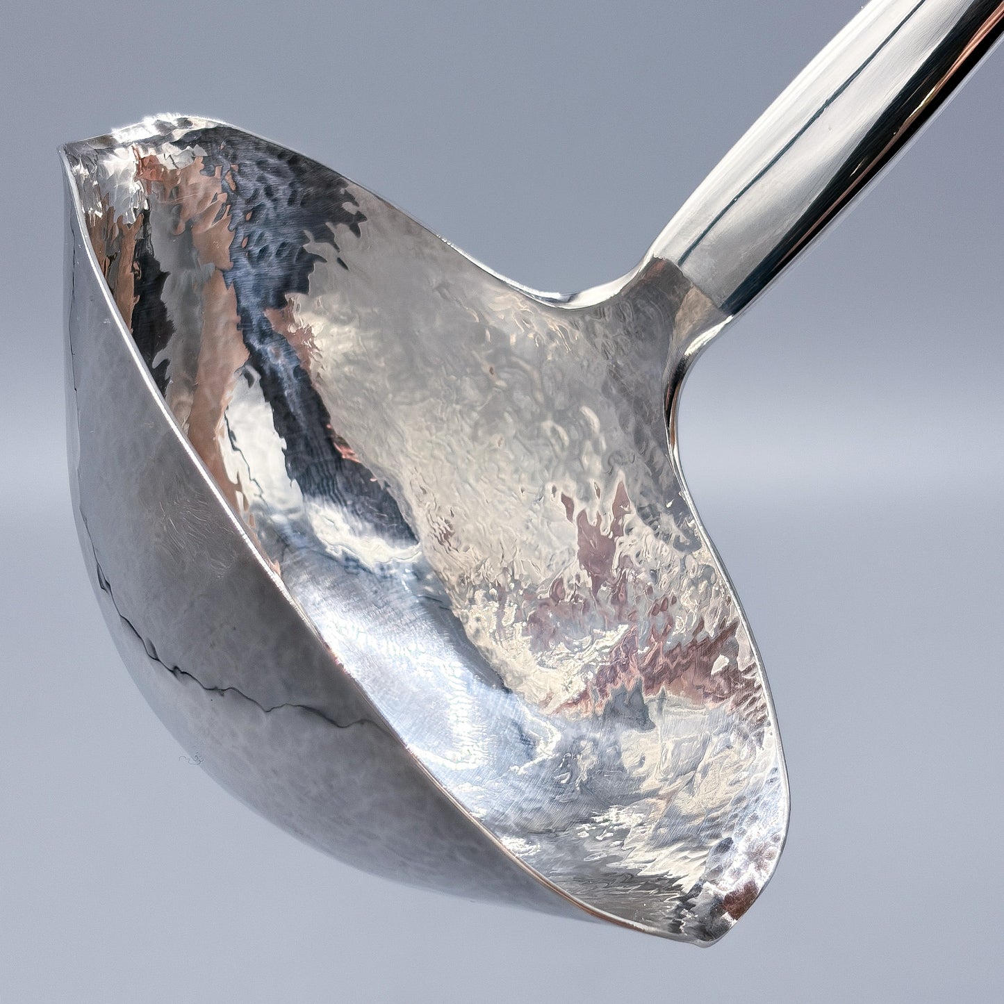 Estate Georg Jensen Sterling Silver Blossom Punch Ladle with Double Spout in Original Box No 84