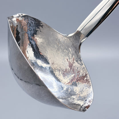 Estate Georg Jensen Sterling Silver Blossom Punch Ladle with Double Spout in Original Box No 84