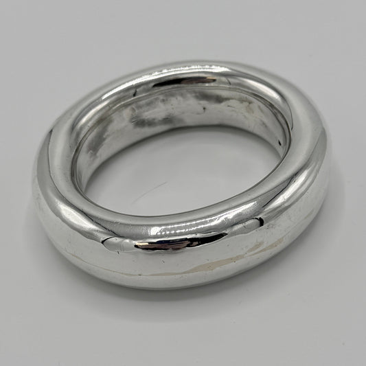 Estate Sterling Silver Doughnut Bangle