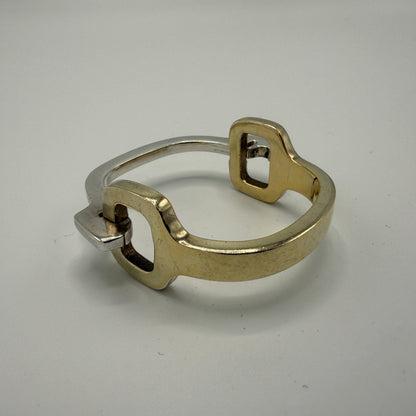 Estate Sterling Silver and Vermeil Bracelet