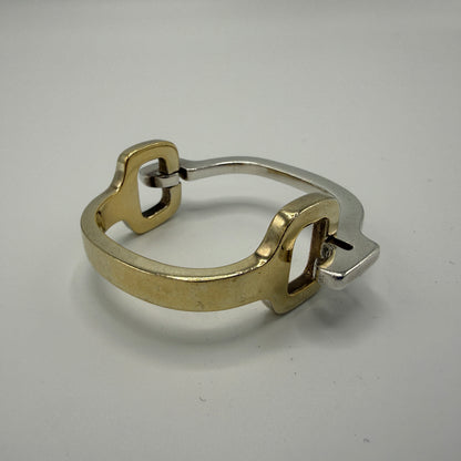 Estate Sterling Silver and Vermeil Bracelet