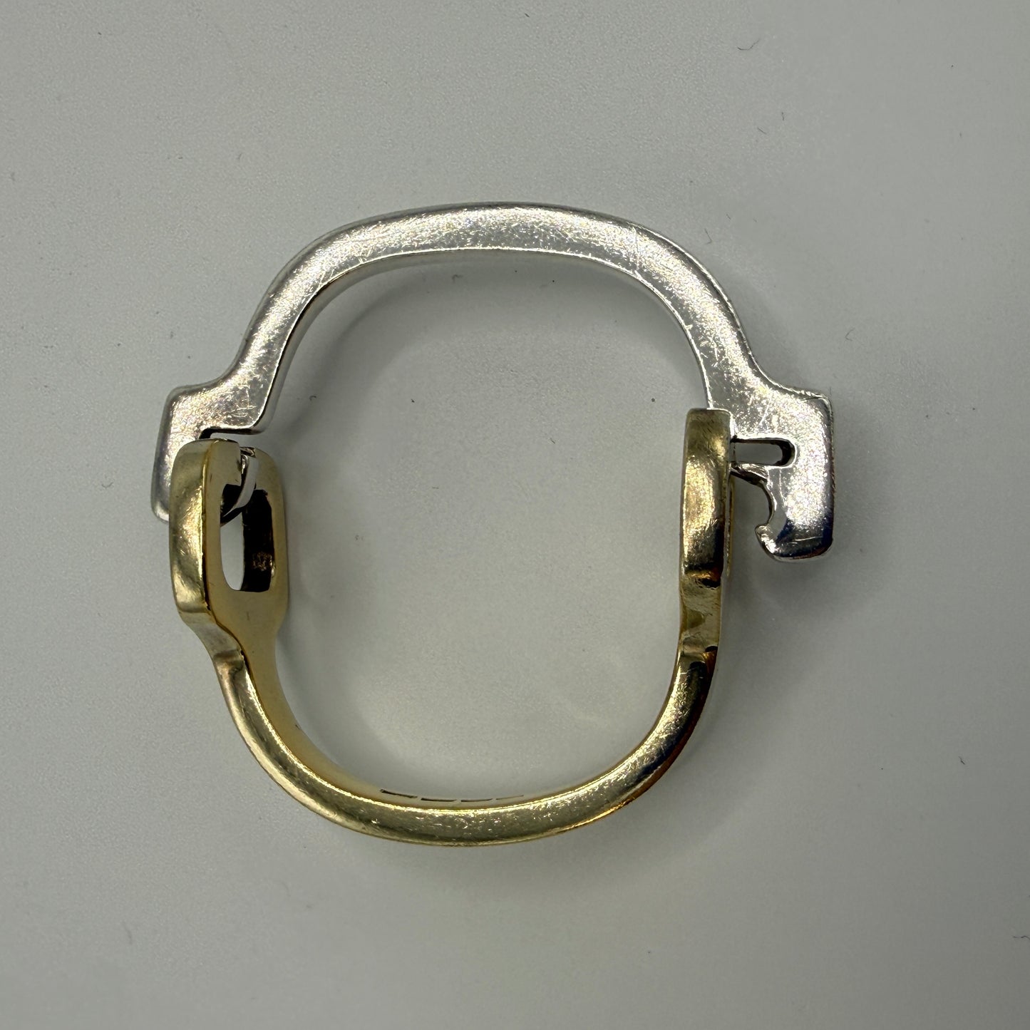 Estate Sterling Silver and Vermeil Bracelet