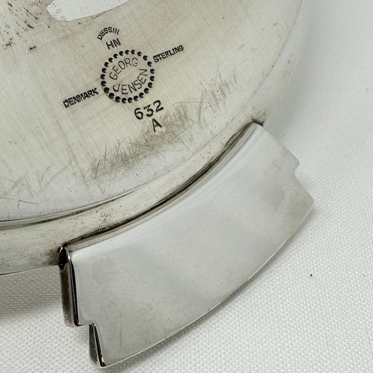 Georg Jensen Sterling Silver Pyramid Cruet Set by Harald Nielsen No 632