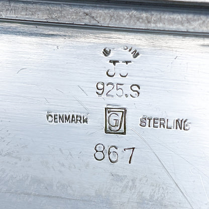 Georg Jensen Sterling Silver Keepsake Box No. 867 by Jorgen Jensen