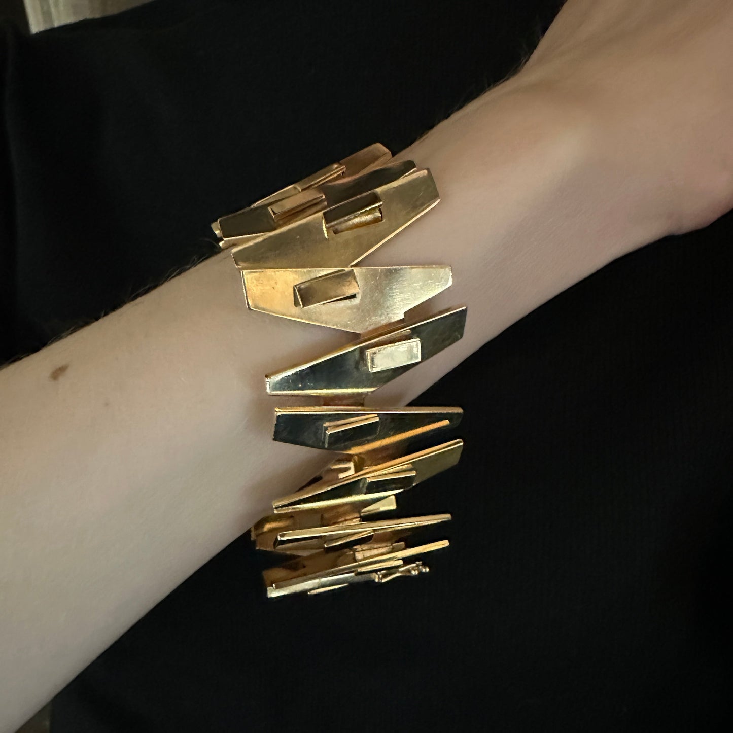 Estate Georg Jensen 18k Rose Gold Bracelet No 1114 by Soren Georg Jensen