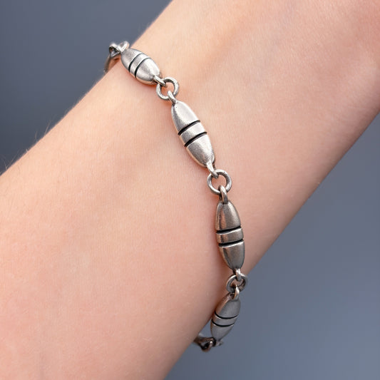 Estate Georg Jensen Sterling Silver Bracelet by Lene Munthe No. 391
