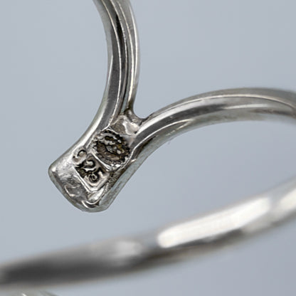 Estate Sterling Silver Georg Jensen Sterling "Alliance" Ear Cuffs by Allan Scharff no 554C