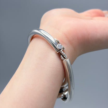 Estate Sterling Silver Link Bracelet by Jose Quintana