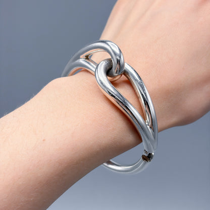 Estate Sterling Silver Link Bracelet by Jose Quintana