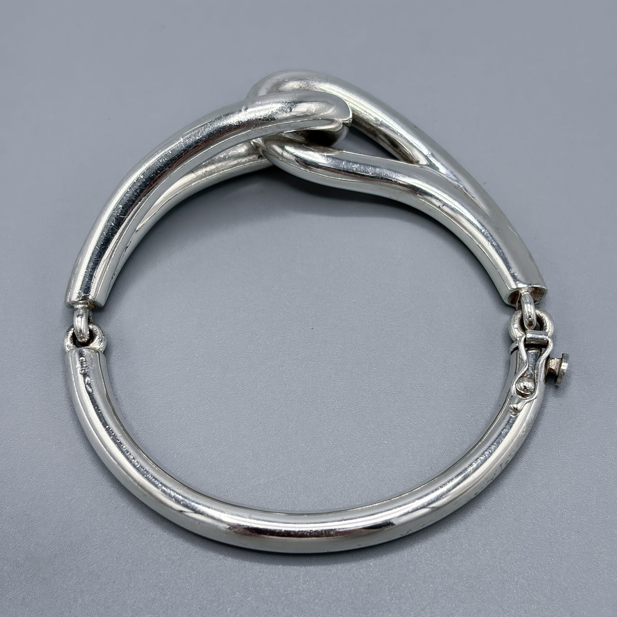 Estate Sterling Silver Link Bracelet by Jose Quintana
