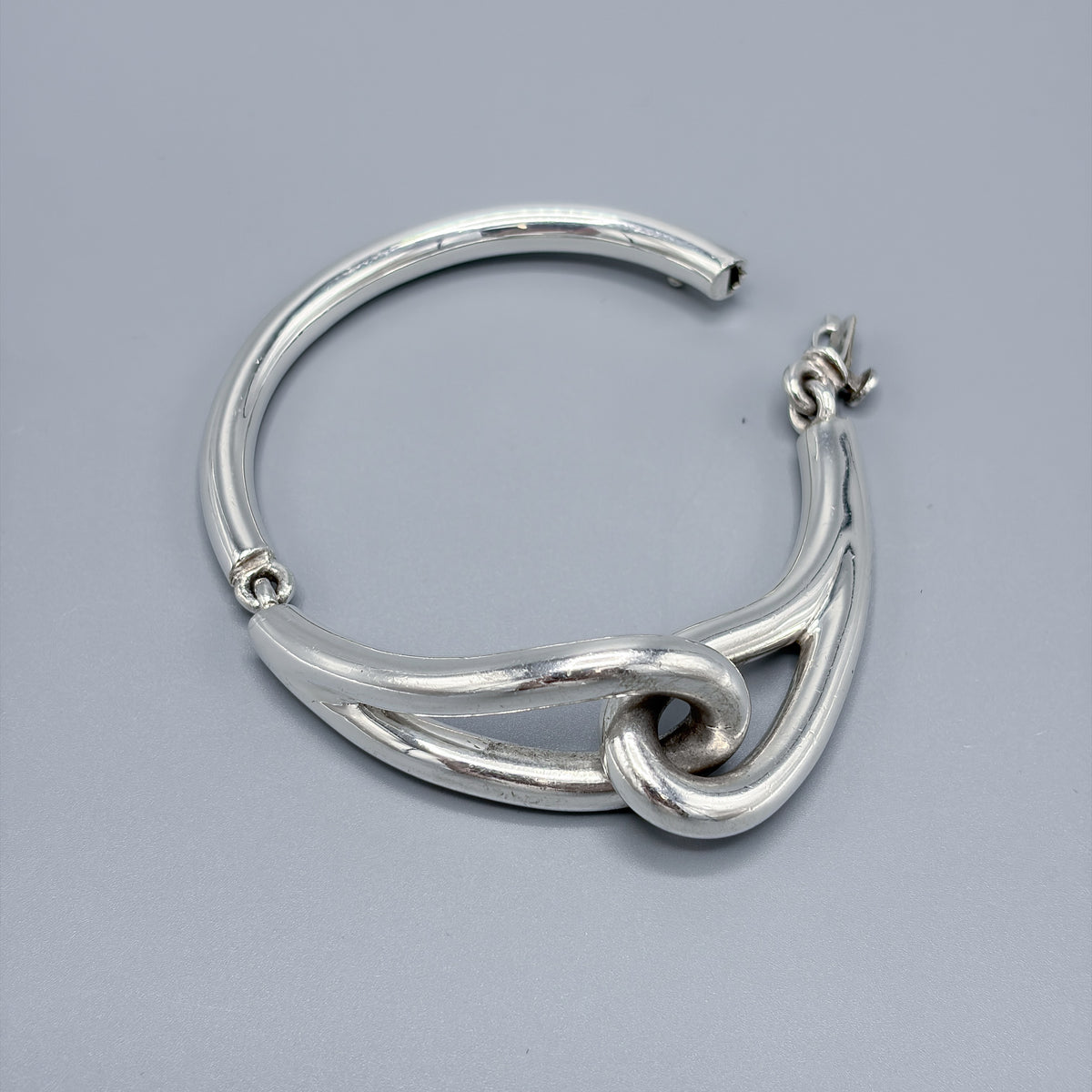 Estate Sterling Silver Link Bracelet by Jose Quintana