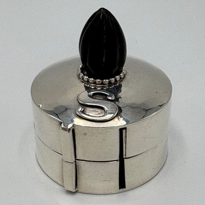 Estate Sterling Silver Hand Wrought Extremely Rare Stamp Holder by Kailo