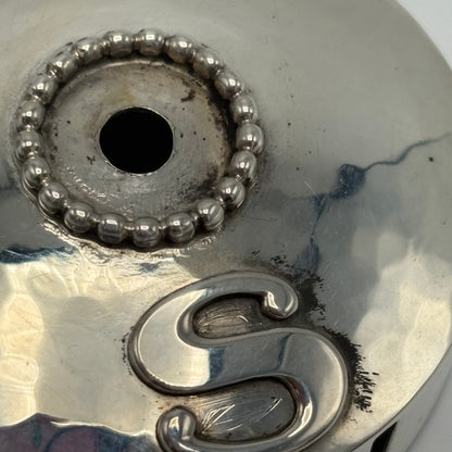 Estate Sterling Silver Hand Wrought Extremely Rare Stamp Holder by Kailo