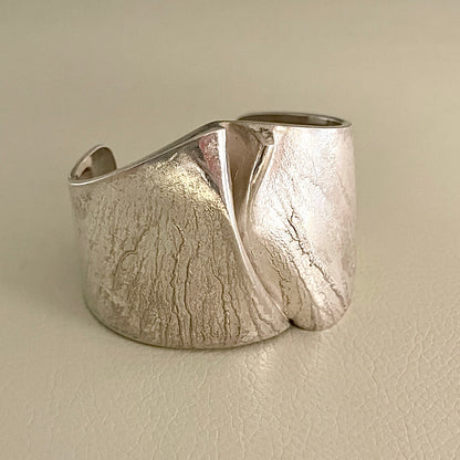 Estate Sterling Silver Ygol for Lapponia Cuff Bracelet by Björn Weckström