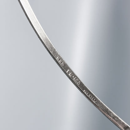 Estate Sterling Silver Taxco Mexico Silver Pointed Neck Ring