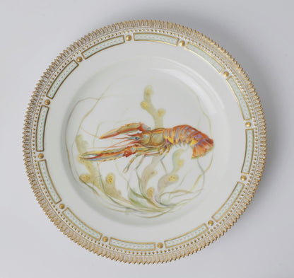 Royal Copenhagen Fish Plate "Nephrops Norvegicus" by Royal Copenhagen