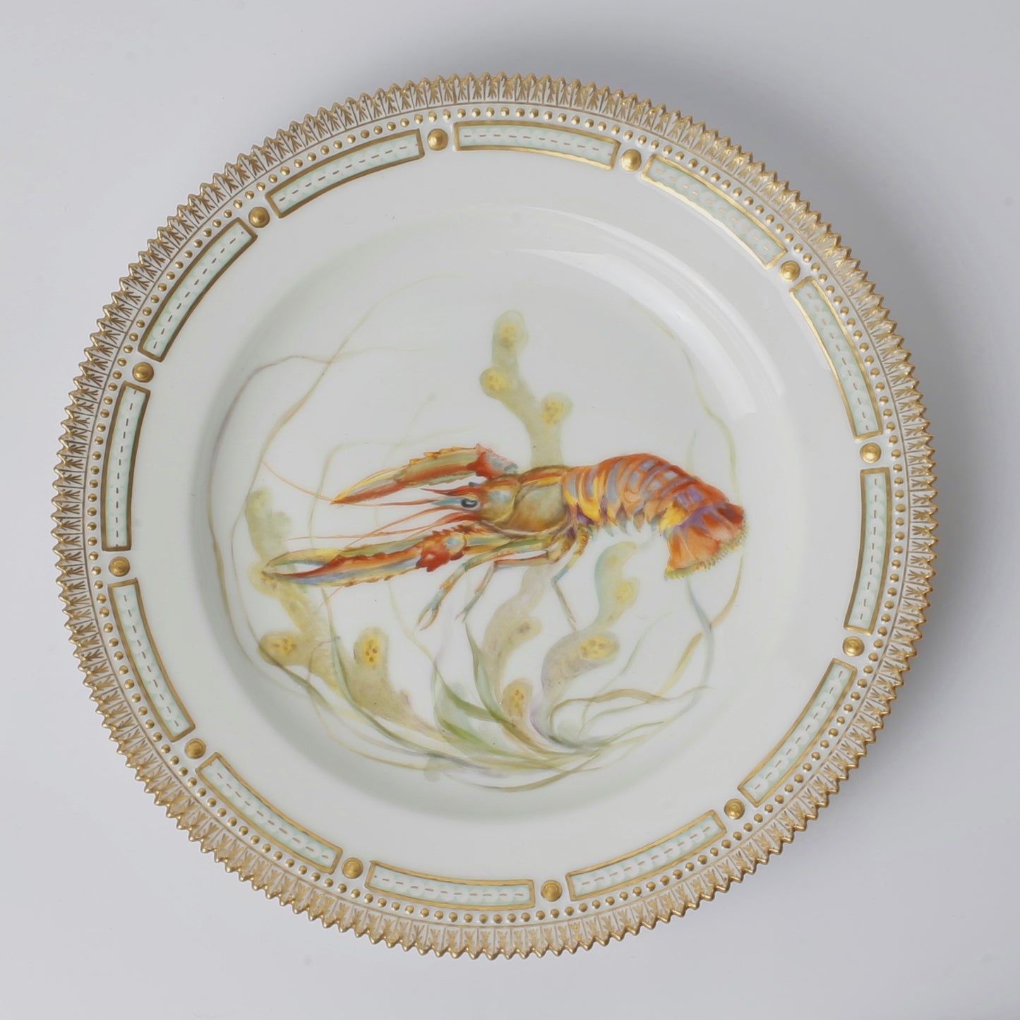 Royal Copenhagen Fish Plates Complete set for 12 persons