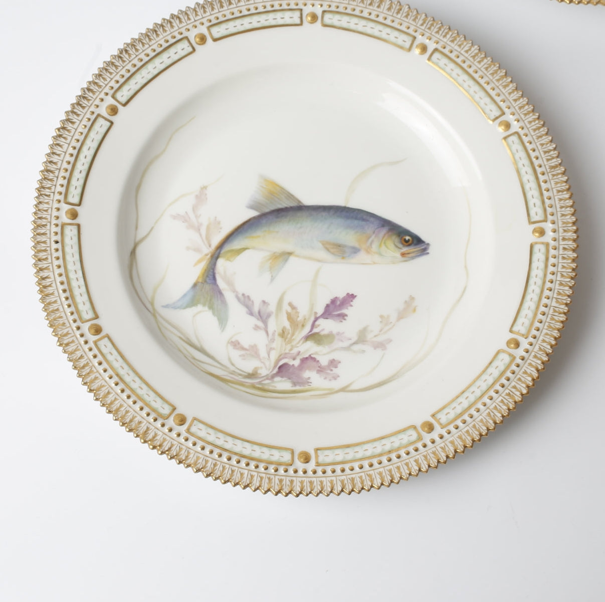 Royal Copenhagen Fish Plates Complete set for 12 persons