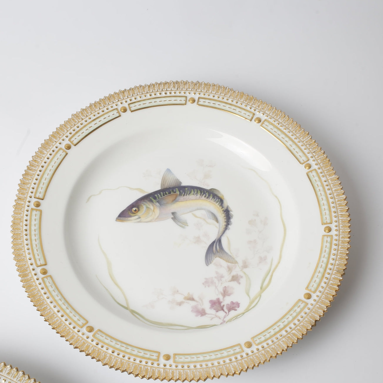 Royal Copenhagen Fish Plates Complete set for 12 persons