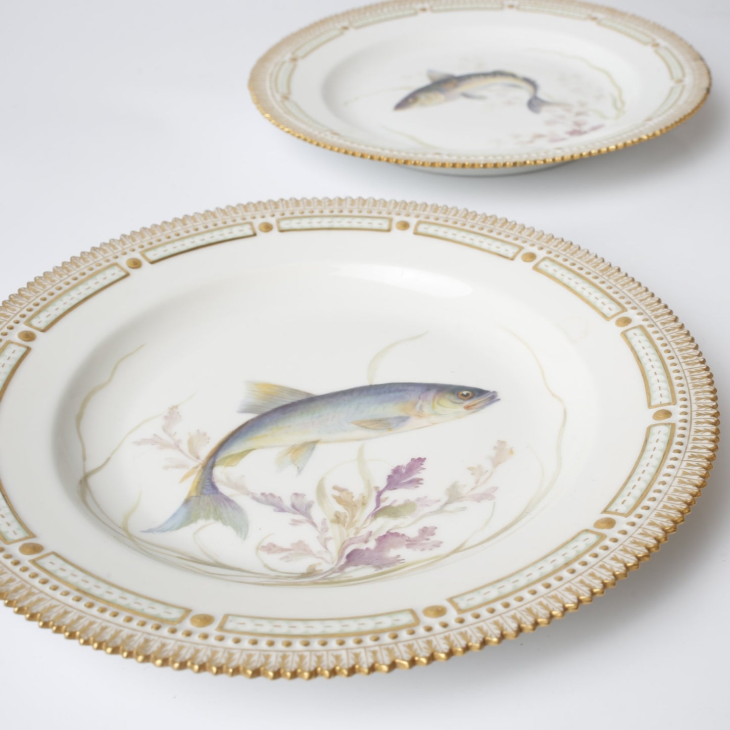 Royal Copenhagen Fish Plates Complete set for 12 persons