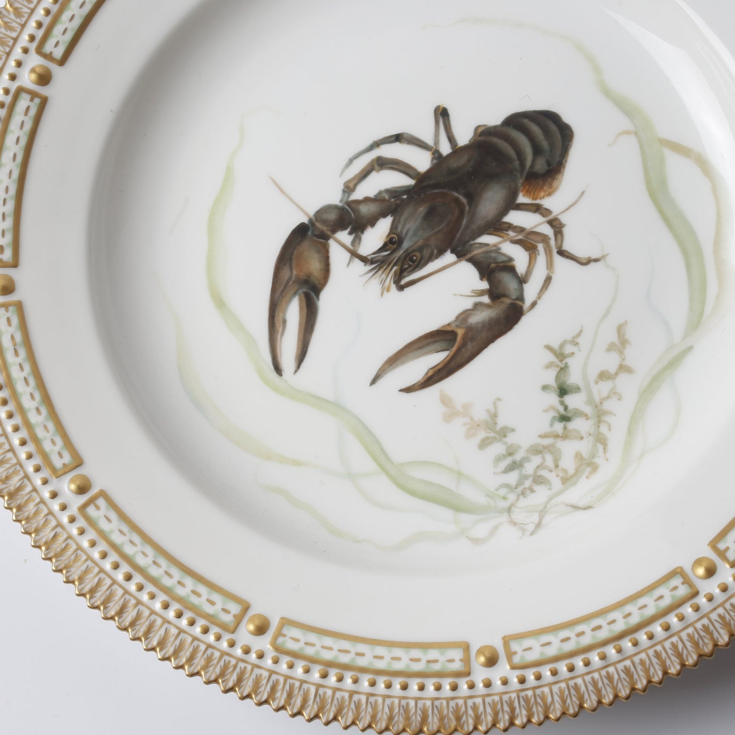 Royal Copenhagen Fish Plate “Astacus Fluviatilis” by Royal Copenhagen