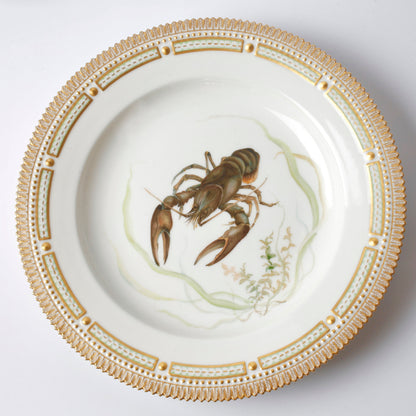 Royal Copenhagen Fish Plates Complete set for 12 persons