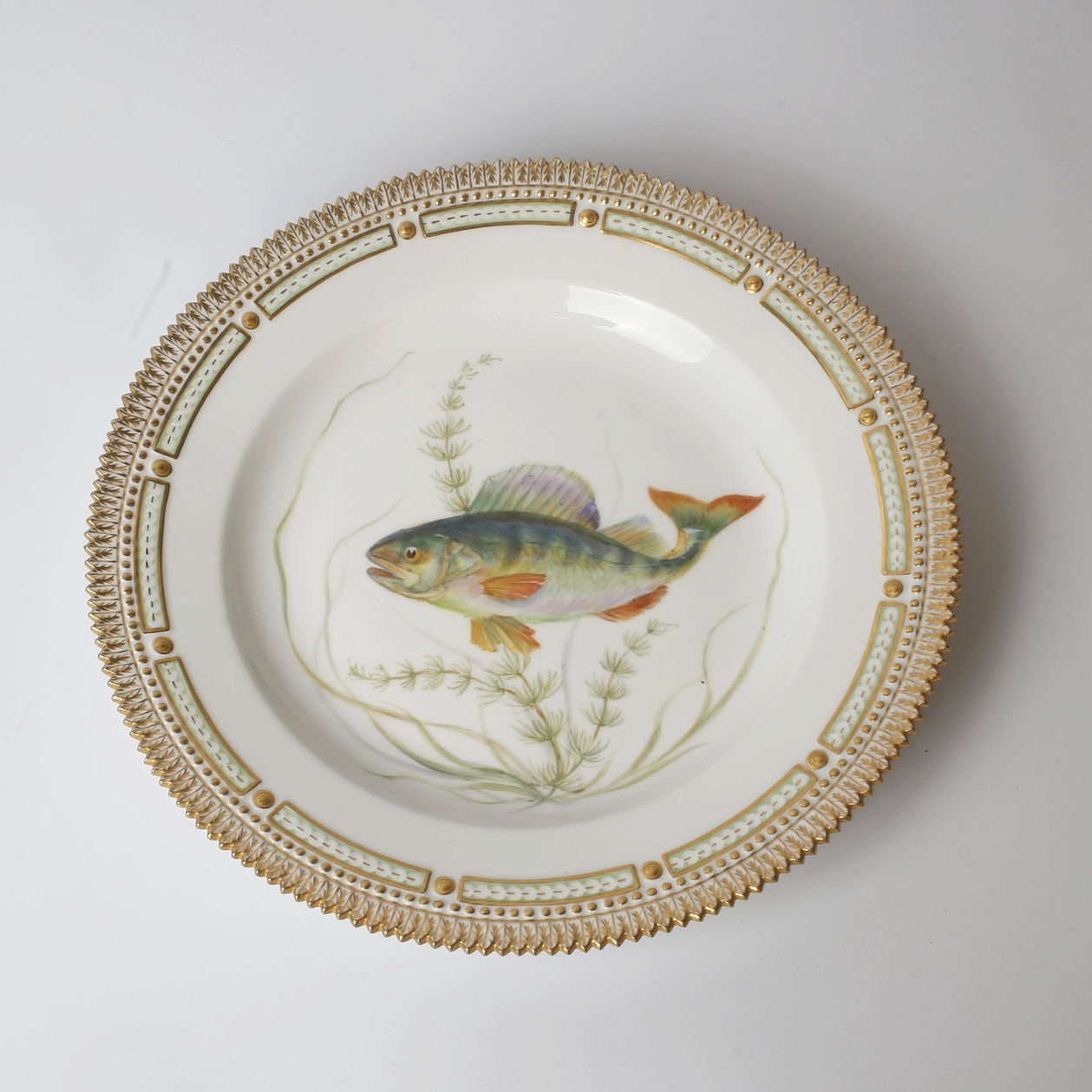 Royal Copenhagen Fish Plates Complete set for 12 persons