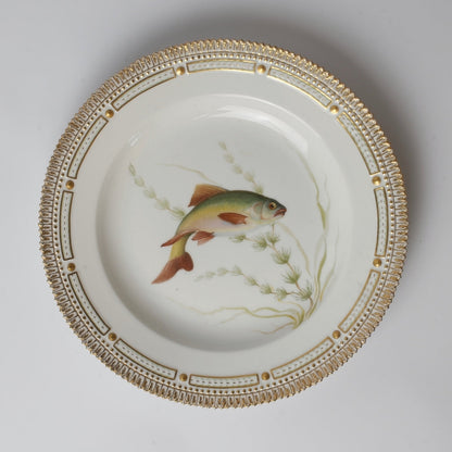 Royal Copenhagen Fish Plate "Leuciscus Erythrophthalmus" by Royal Copenhagen