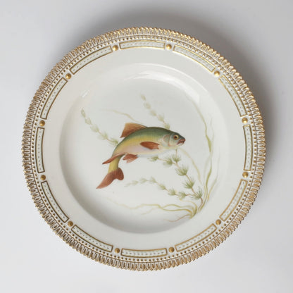 Royal Copenhagen Fish Plates Complete set for 12 persons