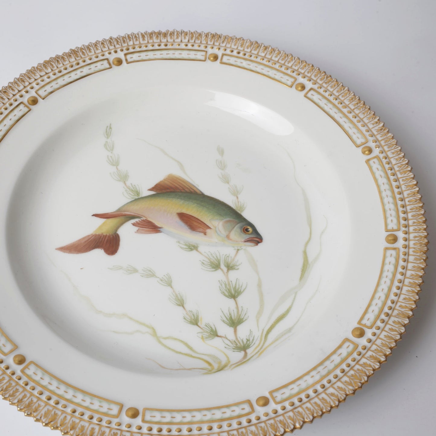 Royal Copenhagen Fish Plate "Leuciscus Erythrophthalmus" by Royal Copenhagen