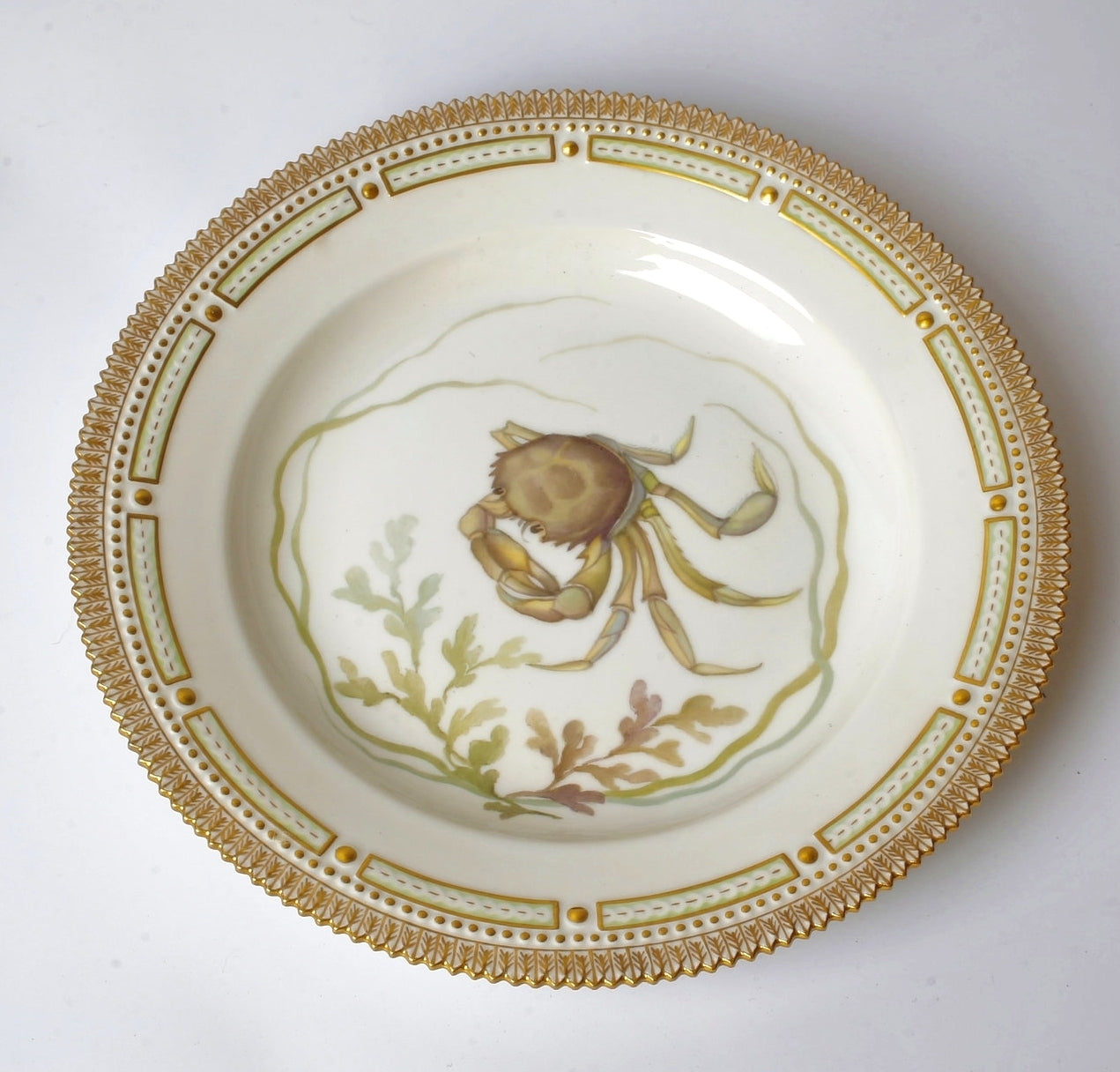 Royal Copenhagen Fish Plate "Cancer Pagurus" by Royal Copenhagen