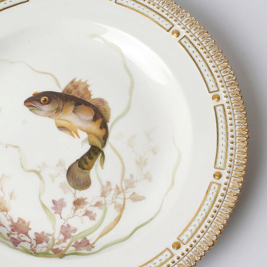 Royal Copenhagen Fish Plate "Gobius Niger" by Royal Copenhagen