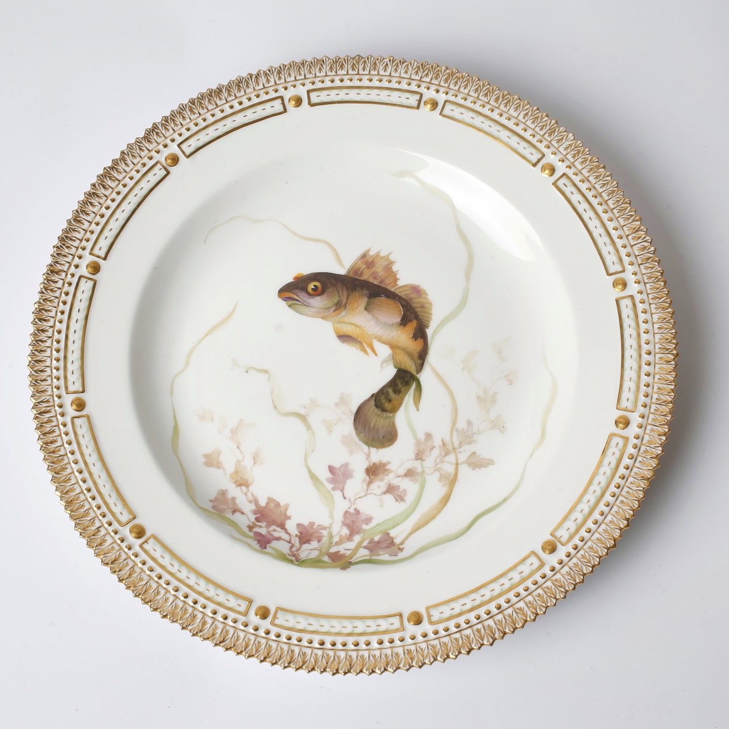 Royal Copenhagen Fish Plates Complete set for 12 persons